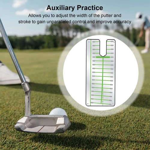Golf Putting Mirror Portable Golf Training Aid Swing Trainer Alignment Mirror AU - Picture 4 of 8