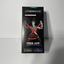 THERABAND CLX 5' Resistance Exercise Band Consecutive Loops GREEN 4.6 lbs New