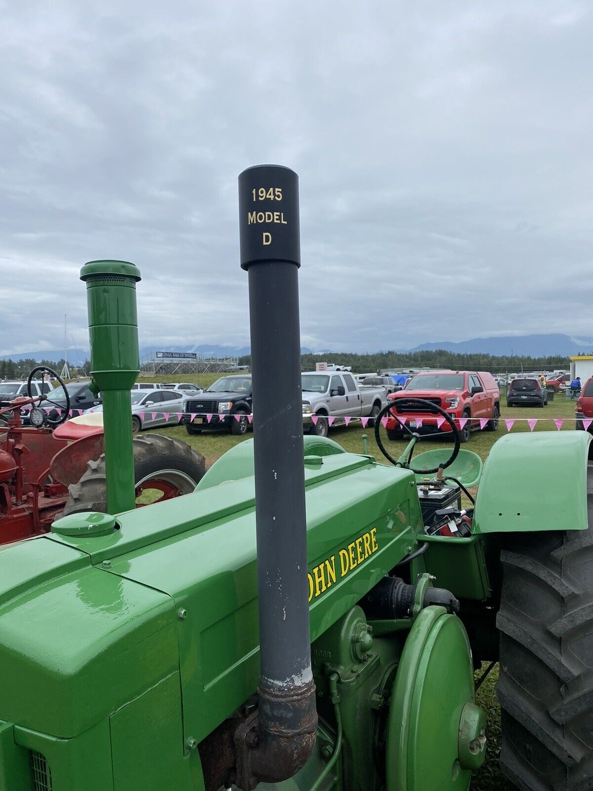 For John Deere Model D tractor exhaust rain cap, I make caps for all