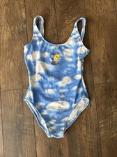 Vintage Tweety Bird angel Warner Brothers swimsuit Looney Tunes Sky 9/10