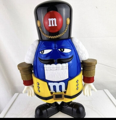 M&M Limited Edition Nutcracker Sweet Candy Dispenser - Blue Character w/ Yellow