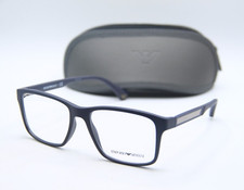 NEW EMPORIO ARMANI EA 3055 5065 NAVY BLUE AUTHENTIC EYEGLASSES W/CASE 53-17