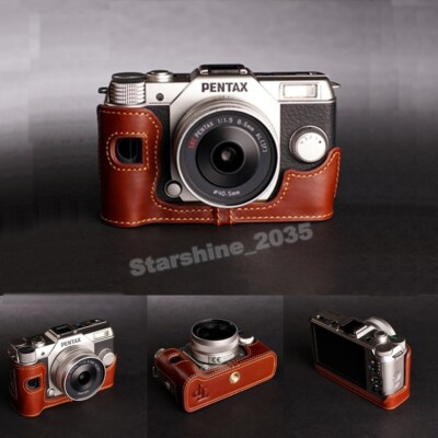 Retro Camera Protection Leather Case for Pentax Q7/Q10 Photography Cover Padded 