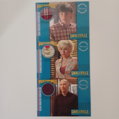 2005 SMALLVILLE SEASON 3 PIECEWORKS CARDS Lot TOM WELLING ALLISON MACK ROSENBAUM