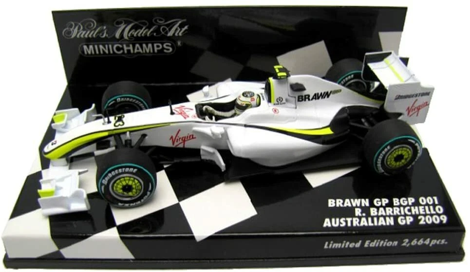 Minichamps 400090123 1/43 BRAWN GP BGP001 #23 AUSTRALIAN GP 2009 R 