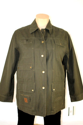 NEW Ralph Lauren Womens Maine Cypress Green Fly Fishing Jacket Coat Plus Sz-2X