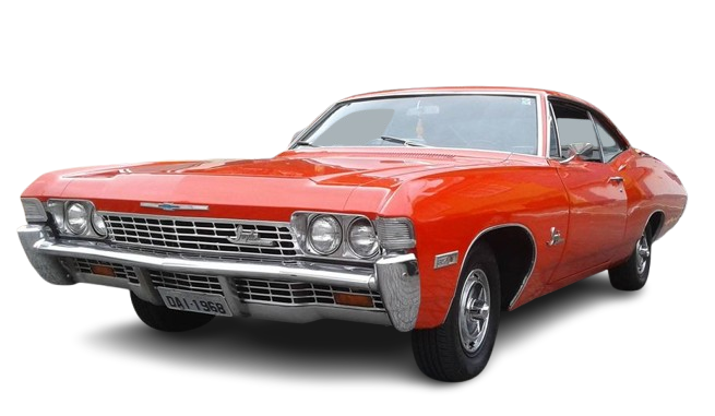 1968 Chevrolet Impala Sport Coupe Classic POSTER 24 X 36 INCH