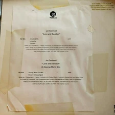 Joi Cardwell~Love & Devotion~1995 Eightball Records~12" Single PROMO Test Press