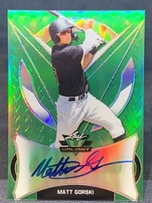 MATT GORSKI RC SP AUTO #/99 ~ 2019 LEAF VALIANT~ PIRATES 57th OVERALL PICK!