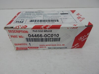 Toyota Tundra Sequoia Genuine Rear Disc Brake Pad Kit with Shim Kit Clip New