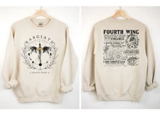 Fourth Wing Sweatshirt, Dragon Rider, The Empyrean Series,Violet Sorrengai