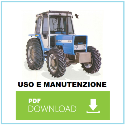 Trattore LANDINI 6500 2RM 4RM Manuale uso manutenzione libretto istruzioni ITA