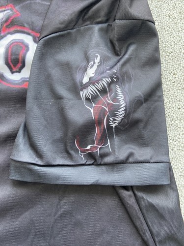 CAMISA JERSEY DE BÉISBOL Venom Spider Web estampado integral calentamiento, salón para hombre XXL - Imagen 8 de 12