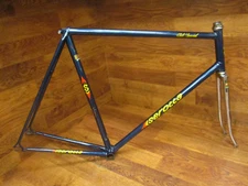 RARE VINTAGE SEROTTA CLUB RACER COLUMBUS STEEL LUGGED TRACK BIKE FRAME SET 58CM