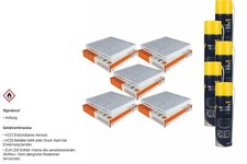 5x MAHLE Innenraumfilter MANNOL Klimareiniger für Smart Fortwo Coupe 1.0 0.9