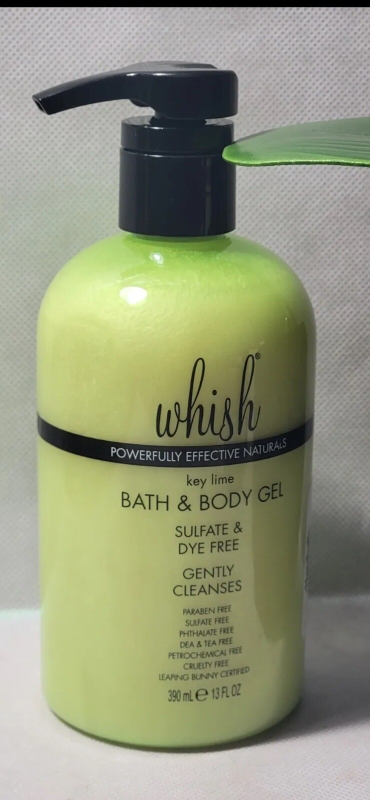 Whish Key WHISH KEY LIME BATH BODY GEL 13 Oz Paraben Sulfate Dye Free | eBay