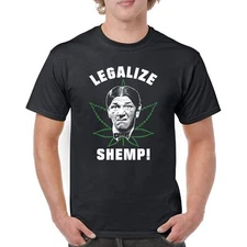 Legalize Shemp Three Stooges T-shirt 420 Weed Smoking 3 Curly Moe Men's Tee