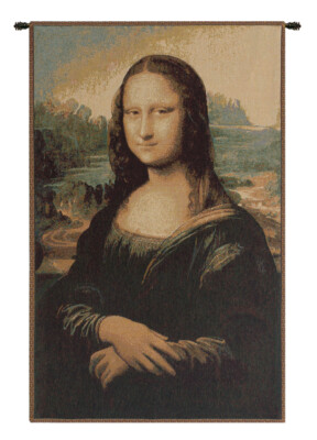 Leonardo da Vinci Mona Lisa Italian Tapestry Wall Art Jacquard Home Decor