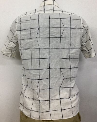Hugo Boss Men's White & Black Striped Lined S/S Button-Down NWT $178 Choose Size - Picture 3 of 3
