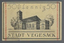 Notgeld - Vegesack - City Vegesack - 50 fenigów - 1921
