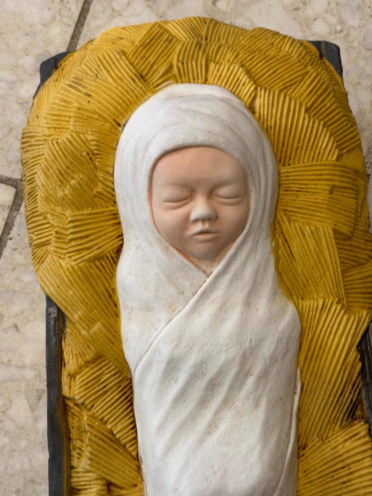 Vintage Christmas Nativity and ANGEL Mary Joseph Jesus Blow Mold 30" eBay