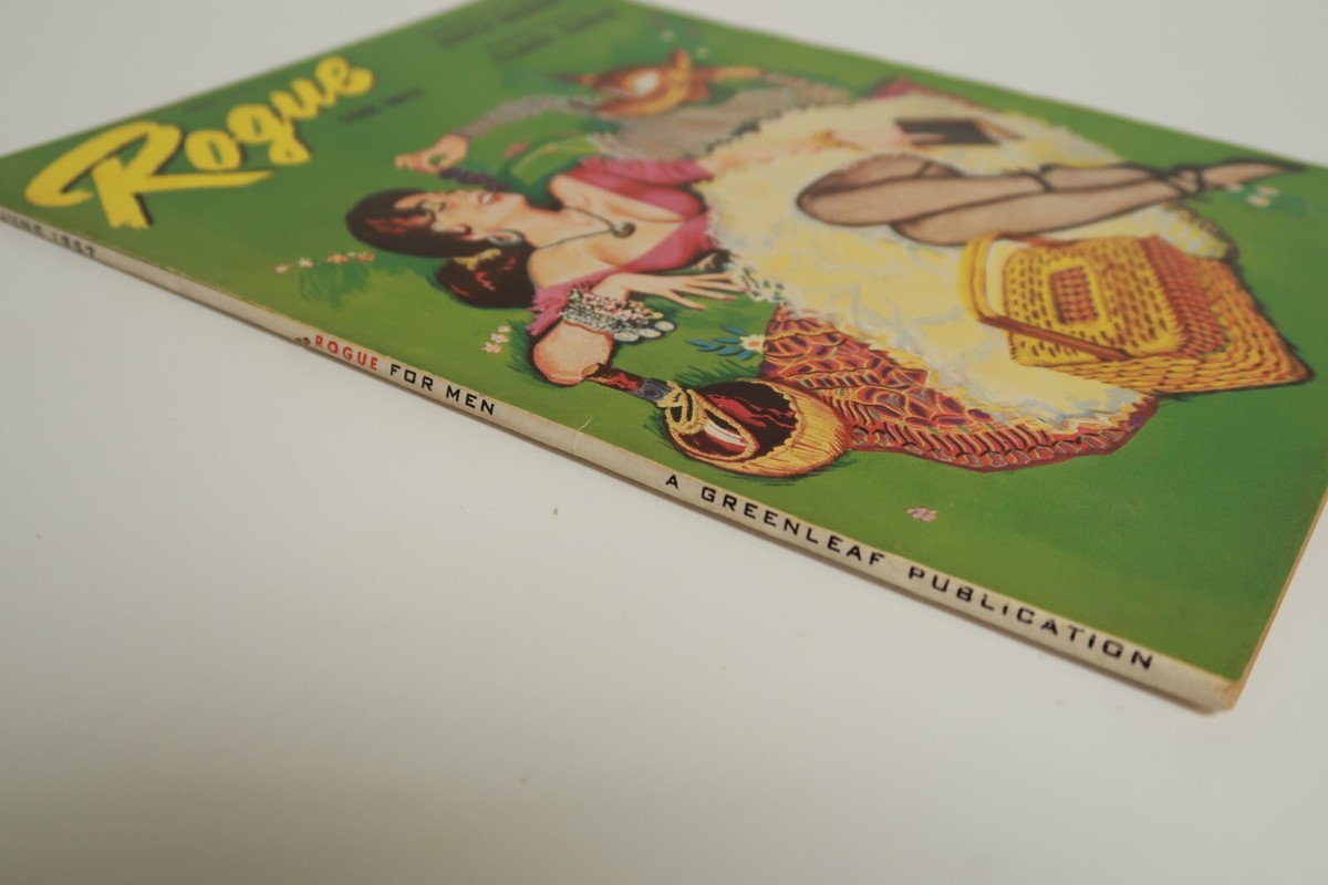 Rogue for Men June 1957 Magazine Vintage Swede Sugar Anita Ekberg