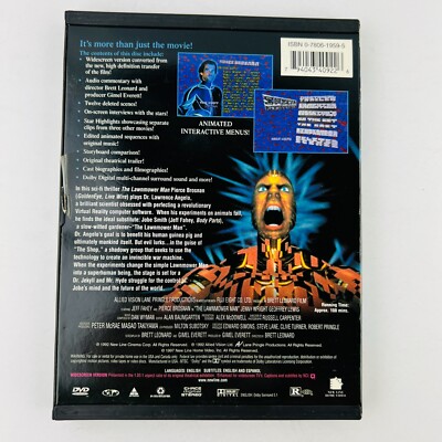The Lawnmower Man DVD Jeff Fahey, Pierce Brosnan 794043409226| eBay