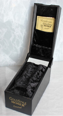 Original Editions- Holzverpackung Moser Gold Style Hair Clipper Rasierapparat