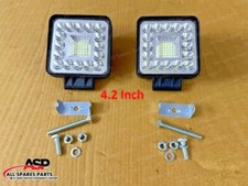 Pair 4"lnch LED Work Light Bar Driving Fog Offroad Pods Spot SUV ATV Truck