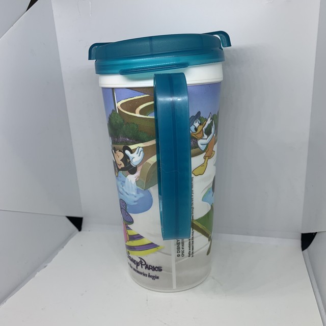 Vintage Disneyland Disney Parks Souvenir Plastic Travel Mug Cup