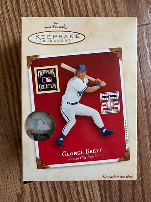 Hallmark Keepsake Ornament 2002 George Brett KC Royals Baseball  HM#2