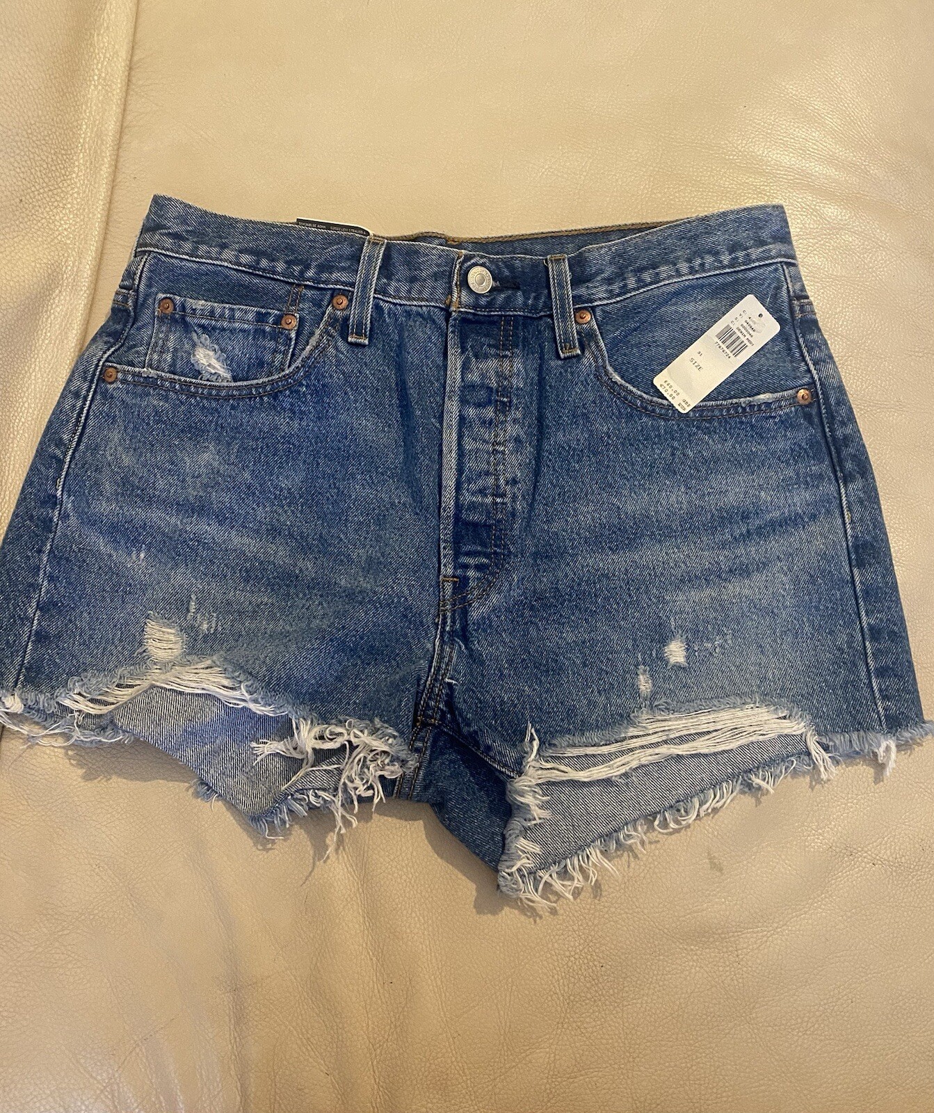 Levi's 501 Original Womens Shorts size 31 BNWT RRP £60