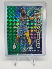 2022-23 Panini Mosaic - Give and Go Green Mosaic Prizm #9 Ja Morant (32)