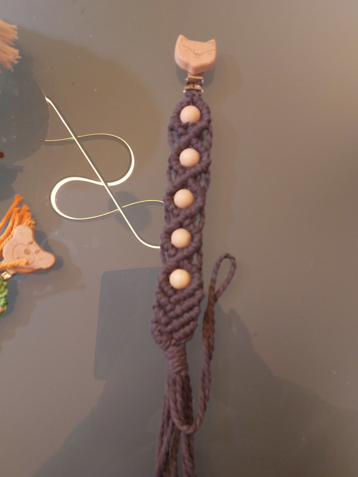 Cadenas de chupete hechas a mano para niñas y niños, con o sin nombre