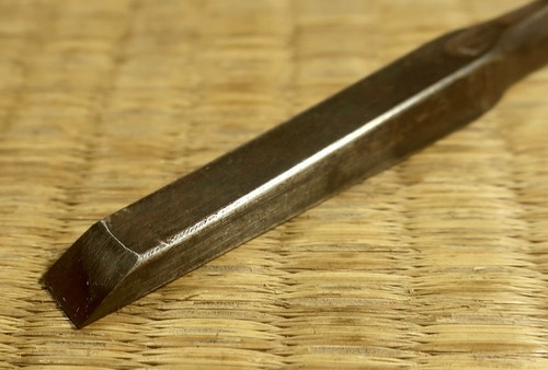 Butt Chisel / Oire Nomi / Japanese Carpentry / Vintage - Picture 6 of 12