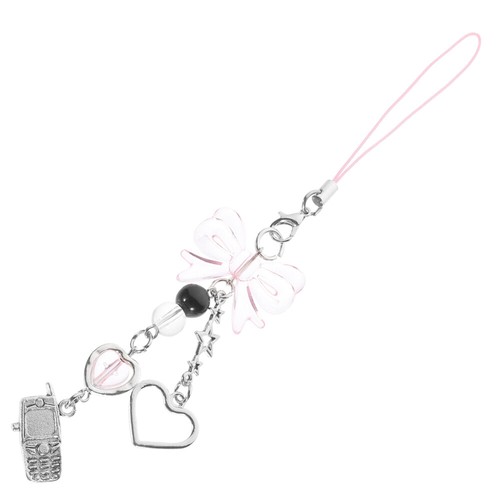 Cute Phone Strap Heart Shape Phone Case Charm Bowknot Phone Chain And Charm - 第 7/12 張圖片