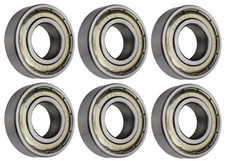 (6 Each) 6002-ZZ, 6002-2Z, 9102KDD Shielded Radial Ball Bearing 15X32X9 SpinCo