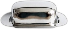BUTTERDOSE Deckel Edelstahl Butterglocke Kühlschrank Butterschale Butter Box 03