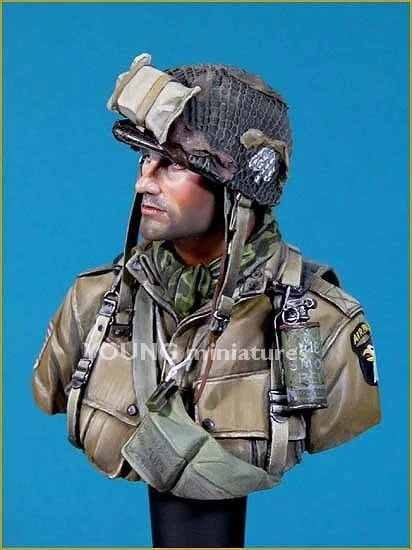 Young Miniatures - 101st Airborne Division Normandy - 1/10th Resin Bust - YM1807 - Image 4 of 4