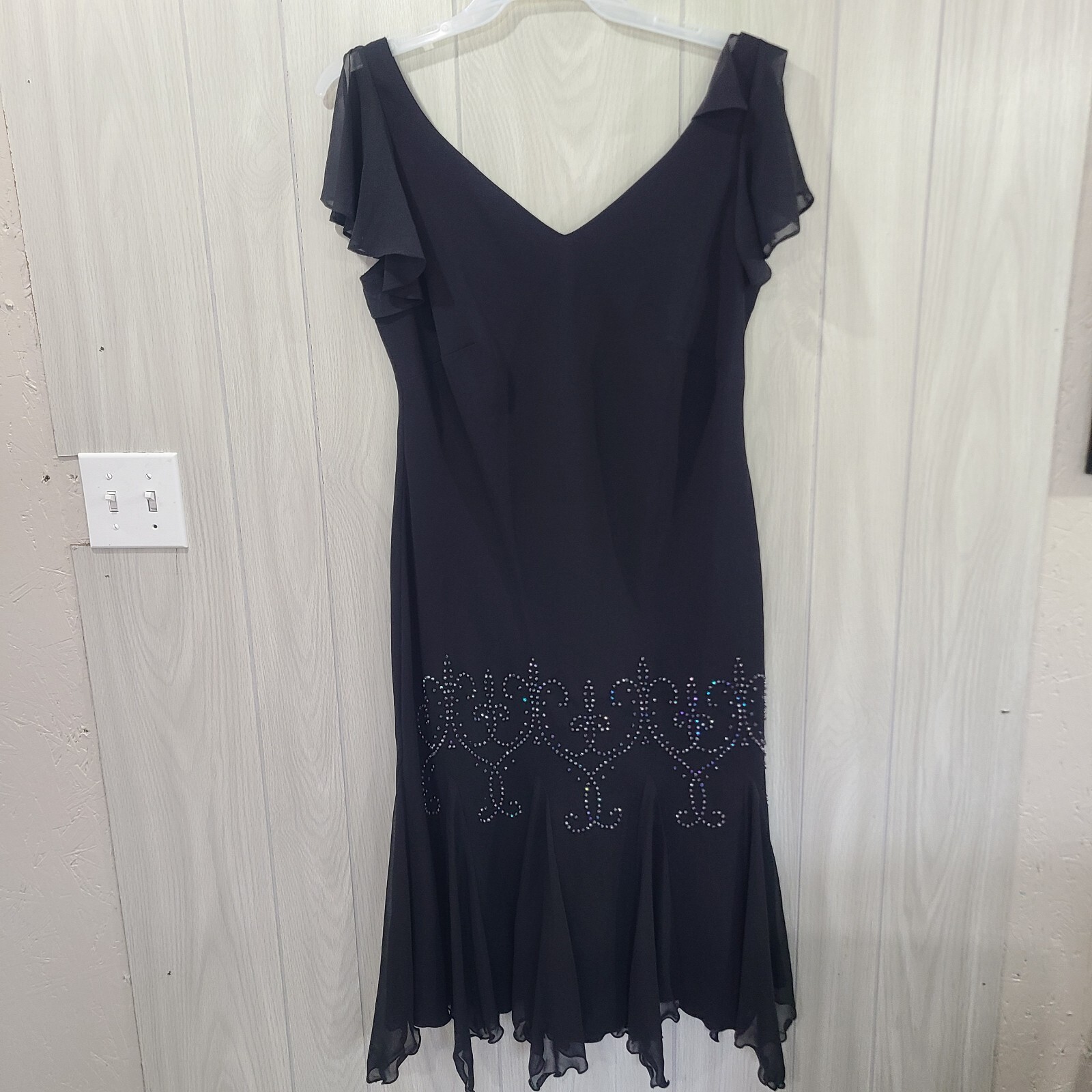 Vintage NWT Metaphor Dress From Sears Size 16W Bl… - image 1