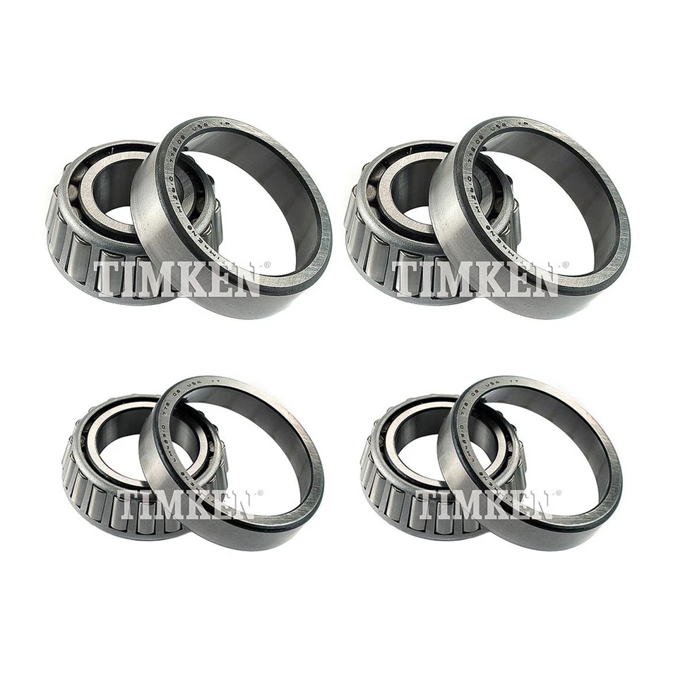 Front Inner Outer Wheel Bearing Race Set For Chevrolet C10 1981 1982 1985 1986 - Image 2 of 4