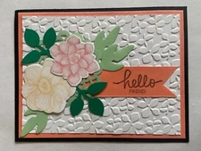Painted season sympathy hello friendship card kit of 6 made w/ Stampin' Up!