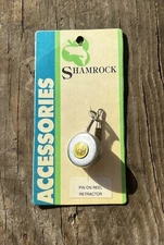 Shamrock Pin On Reel Retractor