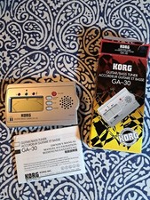 Korg GA-30 Guitar Bass Tuner in box with instructions Tested         C