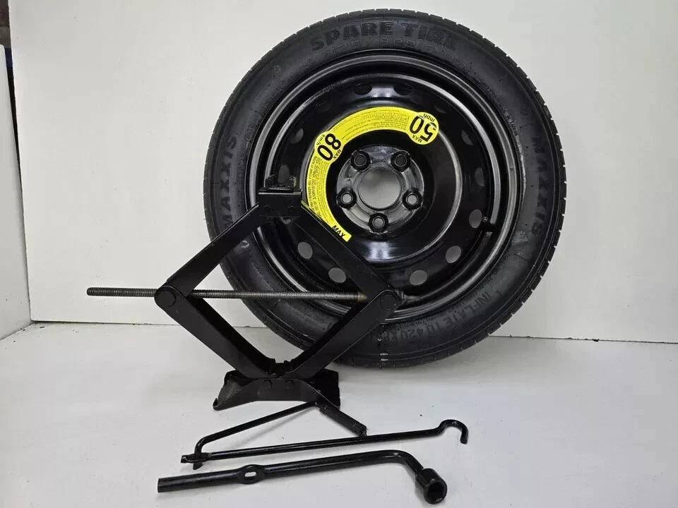 NEUMÁTICO DE REPUESTO CON KIT JACK 16" SE ADAPTA A KIA SOUL AND SOUL EV COMPACT DONUT 2010-2017 Foto 3 de 4