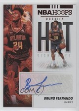 2019 Panini NBA Hoops Hot Signatures Rookies Red 9/25 Bruno Fernando Auto 0q4u