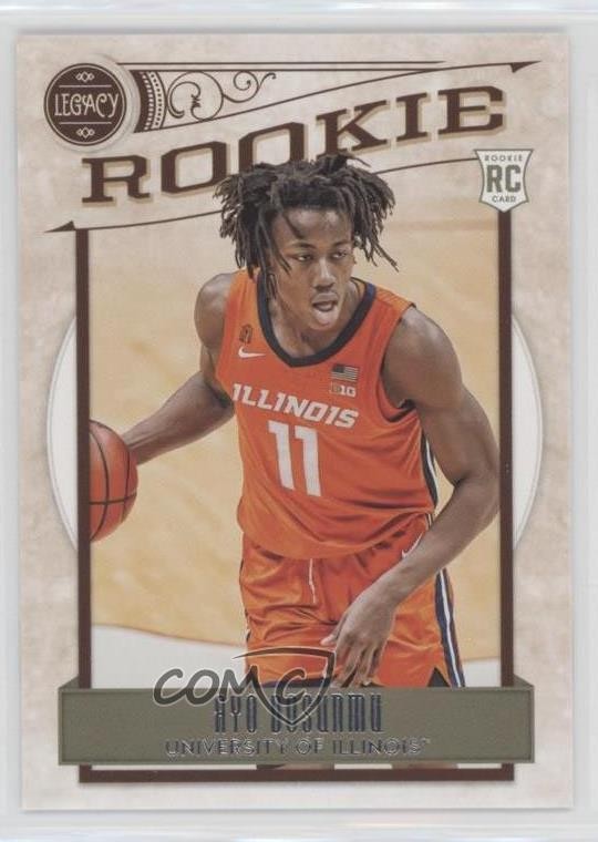 2021-22 Panini Chronicles Draft Picks Legacy Rookies Ayo Dosunmu #348 06bl