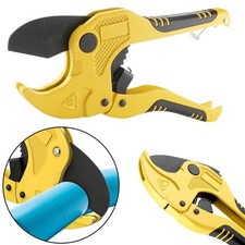 Plastic Pipe Cutter Ratchet 42mm Tube PVC Water Hose Plumbing Plumber Non-Slip