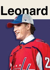Ryan Leonard Artist Signed Hockey Art Card 2/10