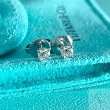 Authentic Tiffany & Co. 3.1mm Solitaire Diamo...